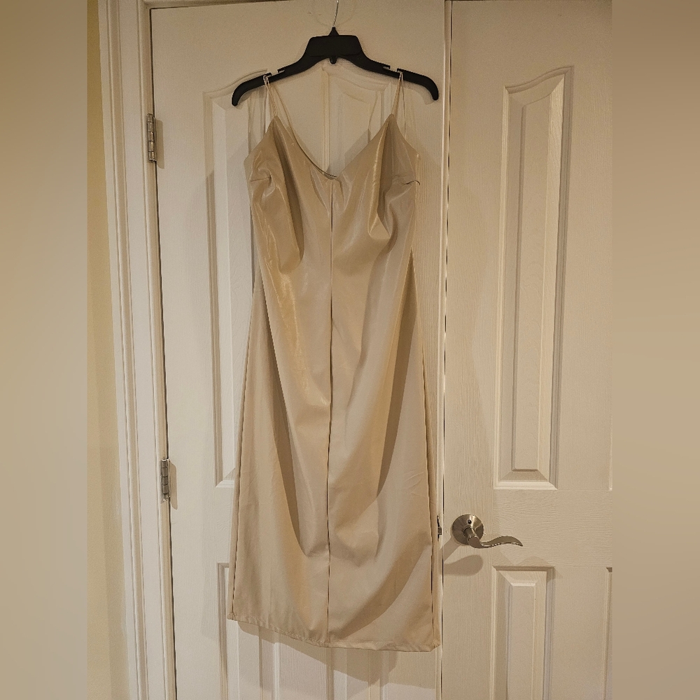NWOT fashion Nova faux leather dress size 1X